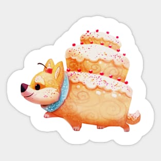 cakedog Sticker